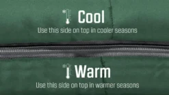 Outwell Contour Lux Slaapzak XL - Groen -OASE Winkel 1069 1900 5709388112651 contour lux xl groen feature photo3