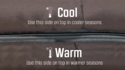 Outwell Contour Supreme Slaapzak - Grijs -OASE Winkel 1069 1900 5709388112675 contour supreme coffee feature photo9