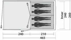 Easy Camp Galaxy 400 Steel Blue Tunneltent - 4 Personen 9 Easy Camp Galaxy 400 Steel Blue Tunneltent - 4 Personen -OASE Winkel 1179 1900 e5f08167 cd39 48bb 9924 b67496b9e714 1280x960