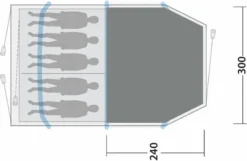Outwell Starhill 5A Vloerkleed - Grijs -OASE Winkel 1277 1900 starhill 5a