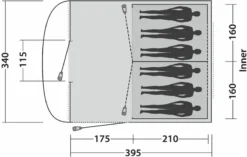Easy Camp Edendale 600 Tunneltent 6 Persoons - Grijs -OASE Winkel 1278 1900 88606f57 e3cb 4c30 8898 4536f255e167 1280x960
