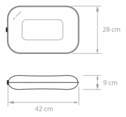 Vaude Pump Pillow Reiskussen - Rood -OASE Winkel 12826 g