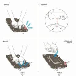 Vaude Pump Pillow Reiskussen - Rood -OASE Winkel 12826 t