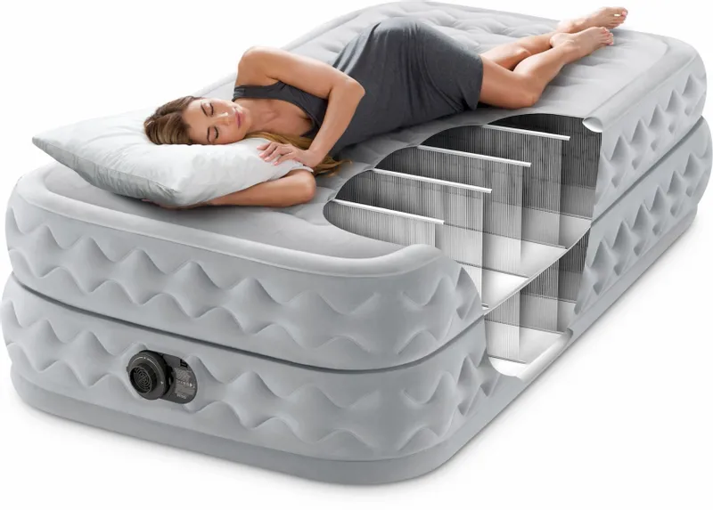 Intex Supreme Air Flow Luchtbed - 1-persoons (99 Cm) 4 Intex Supreme Air Flow Luchtbed - 1-persoons (99 Cm) - Afbeelding 4