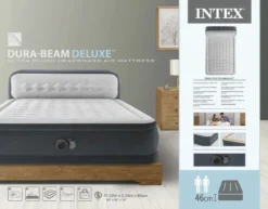 Intex Ultra Plush Headboard Luchtbed - Queensize (152 Cm) -OASE Winkel 1487 1900 64448nd pkg 2023 300
