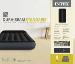 Intex Pillow Rest Classic Luchtbed - 1-persoons (99 Cm) - Ingebouwde Pomp 13 Intex Pillow Rest Classic Luchtbed - 1-persoons (99 Cm) - Ingebouwde Pomp -OASE Winkel 1628 1900 64146nd pkg 2023 300