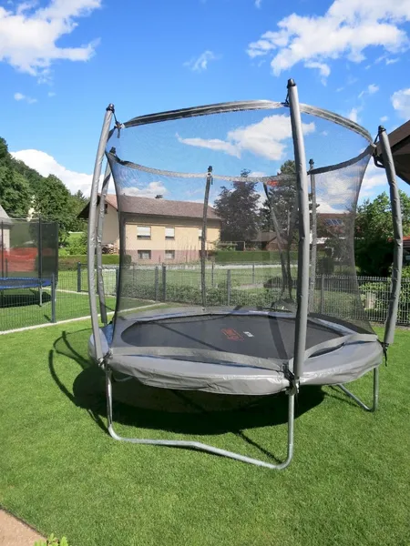 Avyna Pro-Line Trampoline Met Net En Ladder - Ø365 Cm - Grijs 12 Avyna Pro-Line Trampoline Met Net En Ladder - Ø365 Cm - Grijs - Afbeelding 12