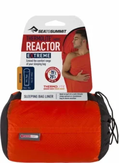 Sea To Summit Reactor Extreme Thermolite Mummymodel Lakenzak - Oranje - Polyester -OASE Winkel 1900 1429 00974419 04