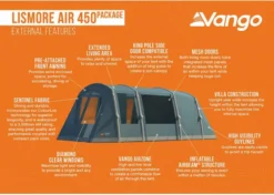 Vango Lismore Air 450 Opblaasbare Tunneltent - 4 Persoons - Groen 15 Vango Lismore Air 450 Opblaasbare Tunneltent - 4 Persoons - Groen -OASE Winkel 1900 1783 lismore air 450 package 3