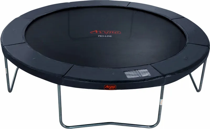 Avyna Pro-Line Trampoline Met Net En Ladder - Ø430 Cm - Grijs 3 Avyna Pro-Line Trampoline Met Net En Ladder - Ø430 Cm - Grijs - Afbeelding 3