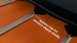 Avyna Pro-Line Flatground Trampoline - 520 X 305 Cm - Grijs -OASE Winkel 1900 3374 spring cap small 4