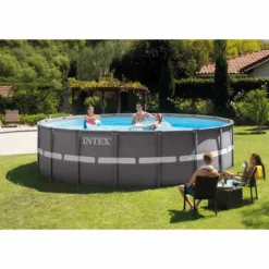Intex Ultra Frame XTR Pool - 549 X 132 Cm - Met Zandfilterpomp En Accessoires 8 Intex Ultra Frame XTR Pool - 549 X 132 Cm - Met Zandfilterpomp En Accessoires -OASE Winkel 26332 in use 1
