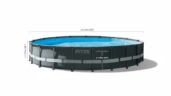 Intex Ultra Frame XTR Pool - 610 X 122 Cm - Met Zandfilterpomp En Accessoires -OASE Winkel 26334gn zwembadformaat