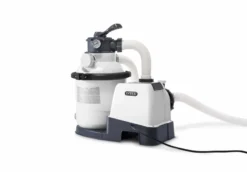 Intex Graphite Panel Pool - 478 X 124 Cm - Met Zandfilterpomp En Accessoires -OASE Winkel 26384gn pomp 1