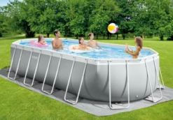 Intex Oval Prism Frame Pool - 610 X 305 X 122 Cm - Met Filterpomp En Accessoires -OASE Winkel 26798gn sfeerafbeelding zonder accessoires