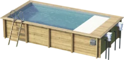 BWT XL Stadszwembad - 6.50 X 3.50 X 1.33 M - Met Zandfilterpomp