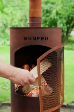 Bonfeu BonTino LP Tuinhaard - Corten -OASE Winkel 3501r 14 ambiance