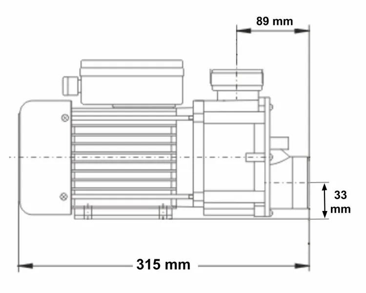 LX JA50 Spa Circulatiepomp 0,5 PK 8 LX JA50 Spa Circulatiepomp 0,5 PK - Afbeelding 8