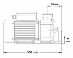 LX JA75 Spa Circulatiepomp 0,75 PK -OASE Winkel 3584.2 1