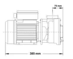 LX LP200 Spa Massagepomp 2 PK - 1 Speed 13 LX LP200 Spa Massagepomp 2 PK - 1 Speed -OASE Winkel 3765.2