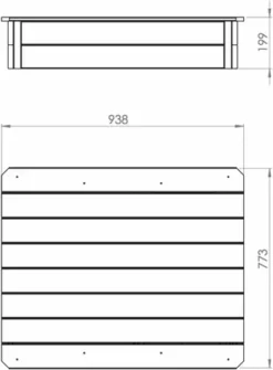 EXIT TOYS EXIT Aksent Houten Zandbak -OASE Winkel 52.05.01.05 3