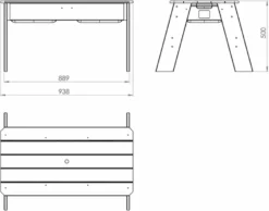 EXIT TOYS EXIT Aksent Zand- En Watertafel Met Parasol En Tuingereedschap -OASE Winkel 52.05.05.45 1