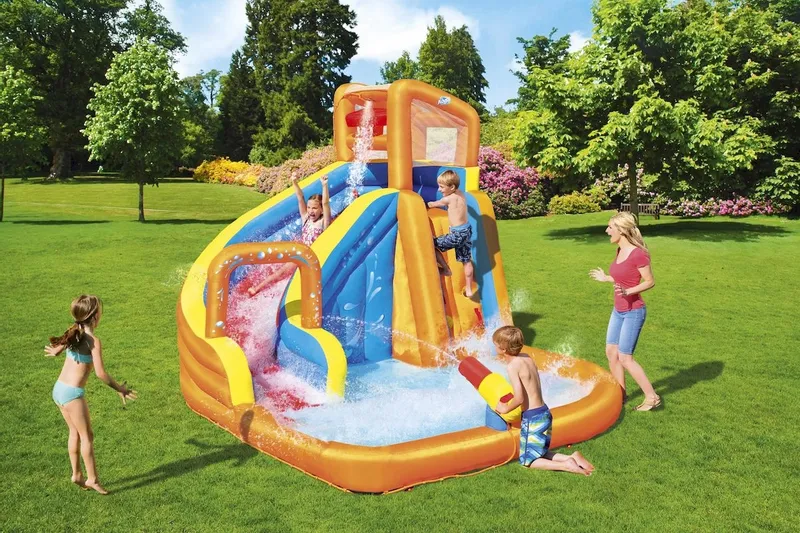 Bestway H2OGO! Turbo Splash Water Zone Mega Waterpark 1 Bestway H2OGO! Turbo Splash Water Zone Mega Waterpark