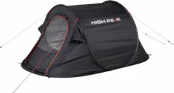 High Peak Vision 2 Pop-up Tent - 2 Persoons - Zwart -OASE Winkel 646 1200 4001690102803.pt03