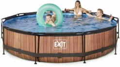EXIT TOYS EXIT Wood Zwembad - 360 X 76 Cm - Met Filterpomp -OASE Winkel 670 1200 exit 30 12 12 10 int 3