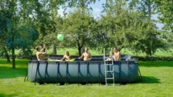 EXIT TOYS EXIT Wood Zwembad - 540 X 250 X 122 Cm - Met Zandfilterpomp En Trap -OASE Winkel 675 1200 exit 30 27 53 10 int 8