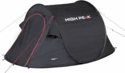High Peak Vision 2 Pop-up Tent - 2 Persoons - Zwart