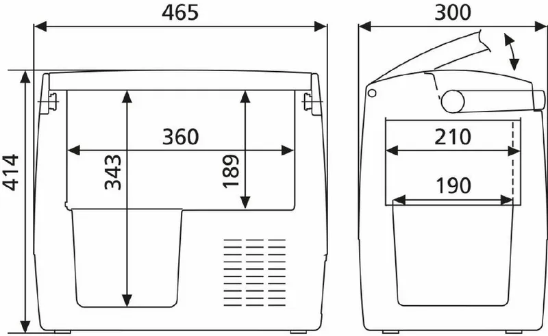 Dometic CoolFreeze CDF 18 Autokoelbox - 18L 6 Dometic CoolFreeze CDF 18 Autokoelbox - 18L - Afbeelding 6