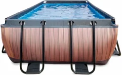 EXIT TOYS EXIT Wood Zwembad - 540 X 250 X 100 Cm - Met Zandfilterpomp En Trap -OASE Winkel 740 1200 exit 30 17 53 10 int 3