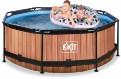 EXIT TOYS EXIT Wood Zwembad - 244 X 76 Cm - Met Filterpomp -OASE Winkel 786 1200 exit 30 12 08 10 int 3