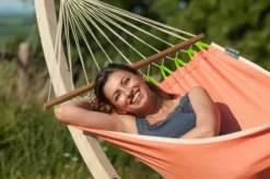 La Siesta Fruta 1 Persoons Hangmat - Mango -OASE Winkel 797 1200 frr11 5 fruta mango weather resistant single spreader bar hammock image 05