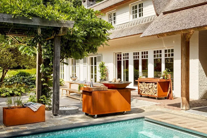 OFYR Island Corten 100 Pro Teak Wood 3 OFYR Island Corten 100 Pro Teak Wood - Afbeelding 3