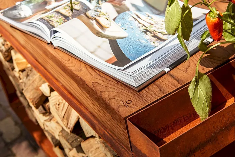 OFYR Island Corten 100 Pro Teak Wood 4 OFYR Island Corten 100 Pro Teak Wood - Afbeelding 4