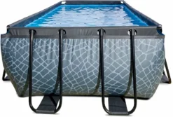 EXIT TOYS EXIT Stone Zwembad - 540 X 250 X 122 Cm - Met Zandfilterpomp En Trap -OASE Winkel 810 1200 exit 30 27 53 00 int 3