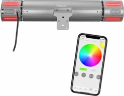 Eurom Heat And Beat Terrasverwarmer - Grijs -OASE Winkel 8713415334586 eurom heat and beat grey 10