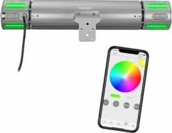 Eurom Heat And Beat Terrasverwarmer - Grijs -OASE Winkel 8713415334586 eurom heat and beat grey 4