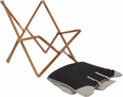 Bo-Camp Urban Outdoor Bloomsbury Vlinderstoel - Beige - L -OASE Winkel 900 1148 1200354 06