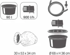 Ubbink AcquaArte Larissa Waterornament -OASE Winkel 900 1151 8711465083058 5