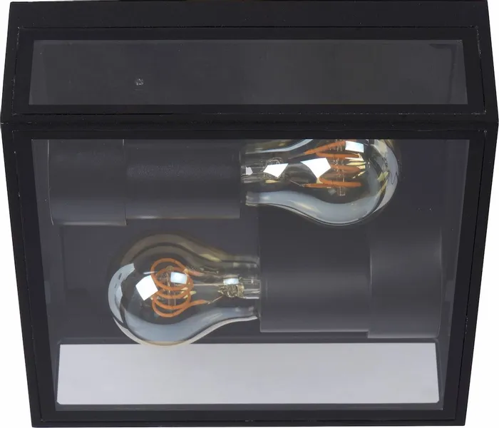 Lucide Dukan E27 Plafondlamp - Zwart 2 Lucide Dukan E27 Plafondlamp - Zwart - Afbeelding 2