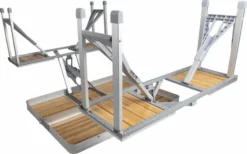 Bo-Camp 136 X 85 Inklapbare Picknicktafel - Bamboe -OASE Winkel 900 1350 1404800 07