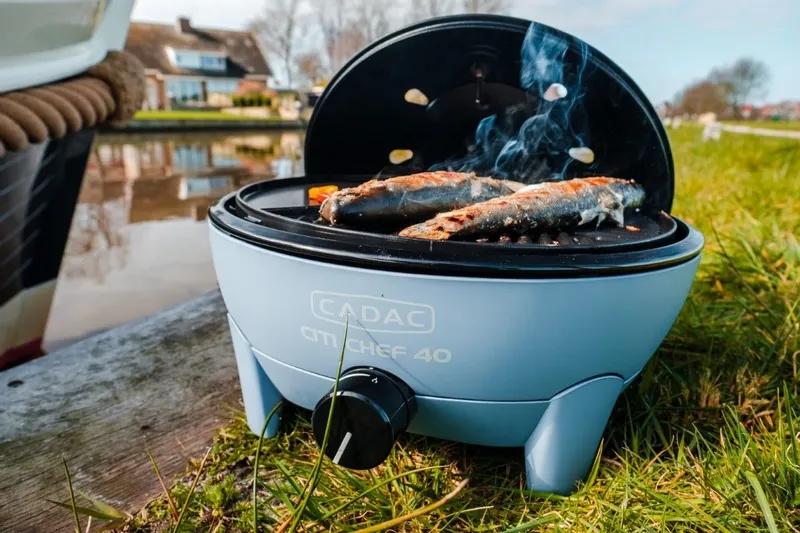 CADAC Citi Chef 40 Gasbarbecue - Blauw 4 CADAC Citi Chef 40 Gasbarbecue - Blauw - Afbeelding 4