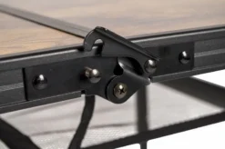 Bo-Camp Industrial Decatur 90 X 60 Campingtafel - Zwart/houtlook -OASE Winkel 900 1358 1404200 13