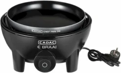 CADAC E-Braai Elektrische Barbecue - Zwart -OASE Winkel 900 1421 5840 20 04 e braai 40 chef pan