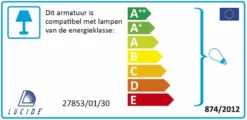 Lucide Dimo E27 Wandlamp - Antraciet -OASE Winkel 900 1797 27853 01 30 dh