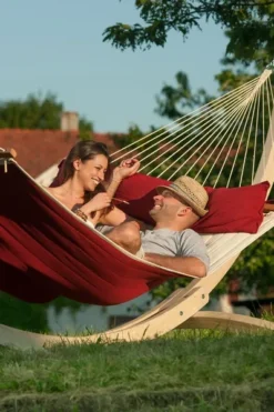 La Siesta Alabama Kingsize 2 Persoons Hangmat - Red Pepper -OASE Winkel 900 598 nqr14 21 alabama red pepper quilted kingsize spreader bar hammock image 05