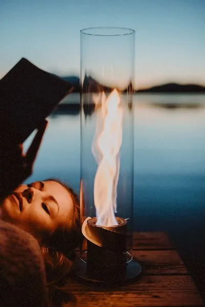 Höfats Spin 120 Tafelvuur - Goud 4 Höfats Spin 120 Tafelvuur - Goud - Afbeelding 4